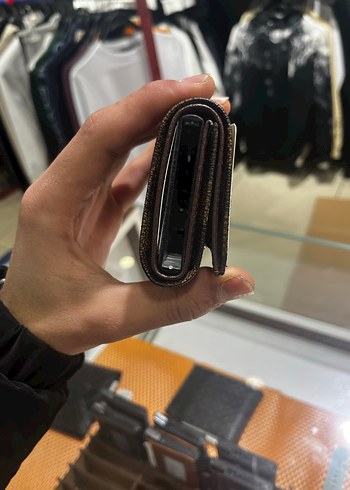 Kahverengi Kareli Deri erkek Cüzdan - Görsel 2