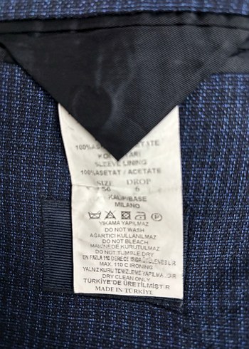 W Collection Mavi Düğmeli Erkek Ceket - Görsel 5