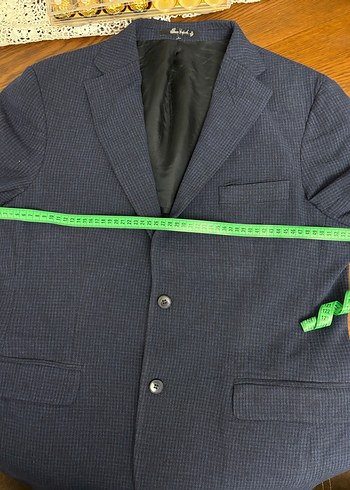 W Collection Mavi Düğmeli Erkek Ceket - Görsel 4