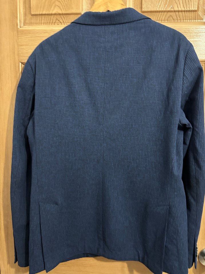 W Collection Mavi Düğmeli Erkek Ceket - Görsel 2