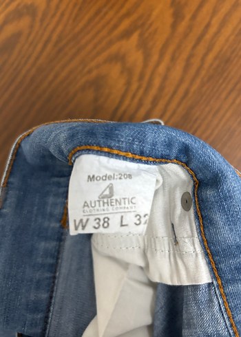 Düz Kesim Mavi Kot Pantolon - Görsel 3