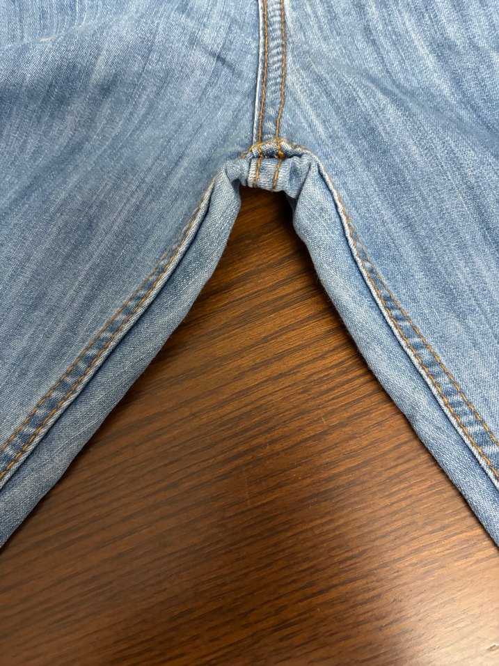 Düz Kesim Mavi Kot Pantolon - Görsel 5