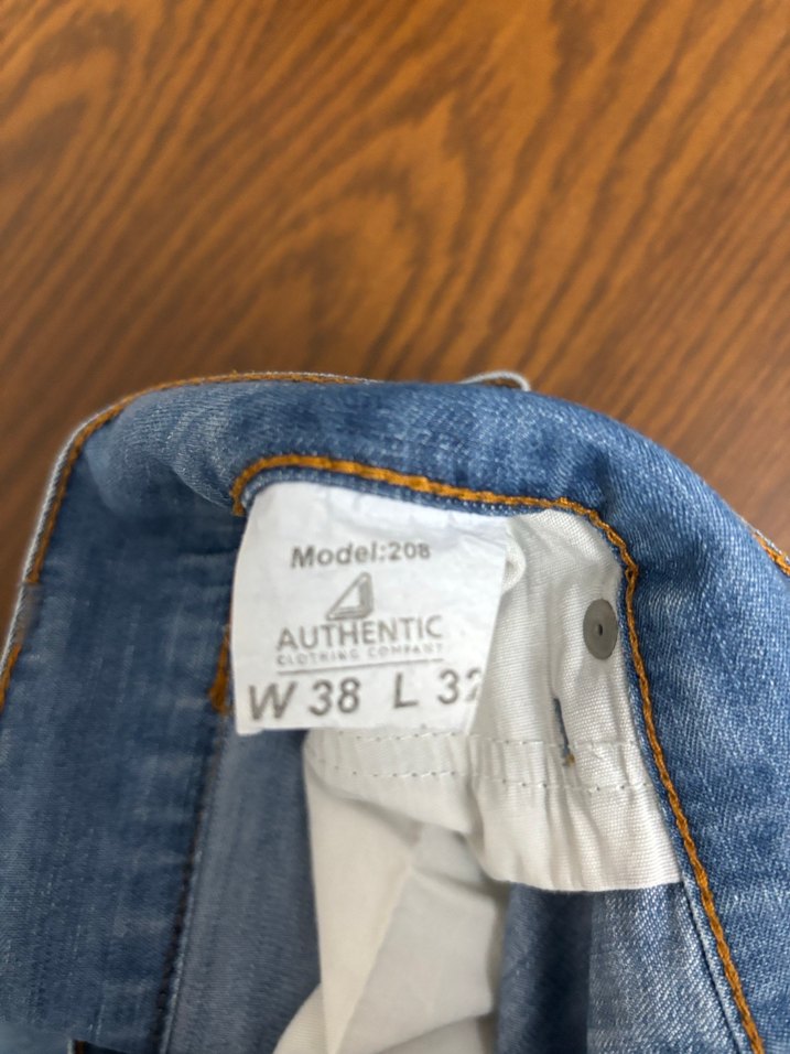 Düz Kesim Mavi Kot Pantolon - Görsel 3