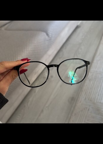 Siyah Minimalist Kadın Gözlüğü optik