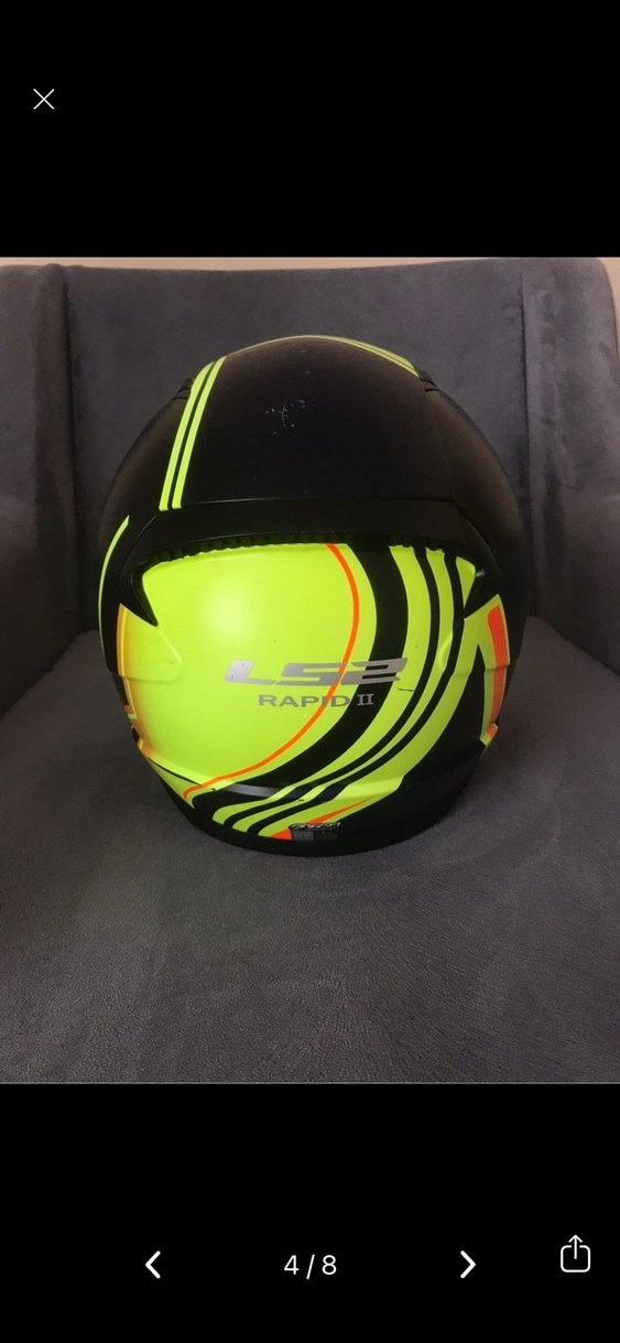 LS2 Rapid 2 Extra kapali mat kask unisex - Görsel 3