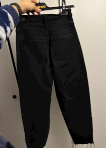 H&M yuksek bel mom jean - Görsel 2