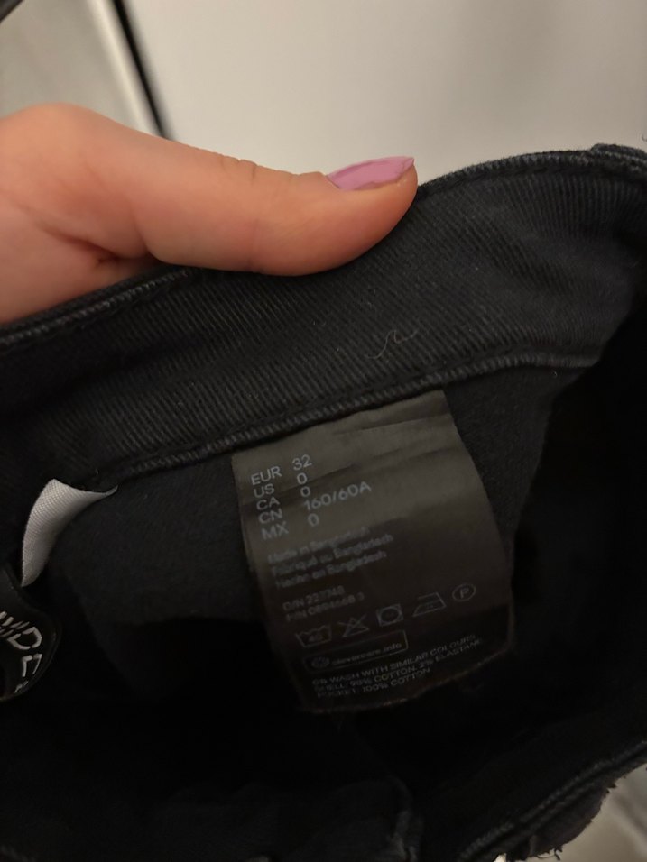 H&M yuksek bel mom jean - Görsel 4