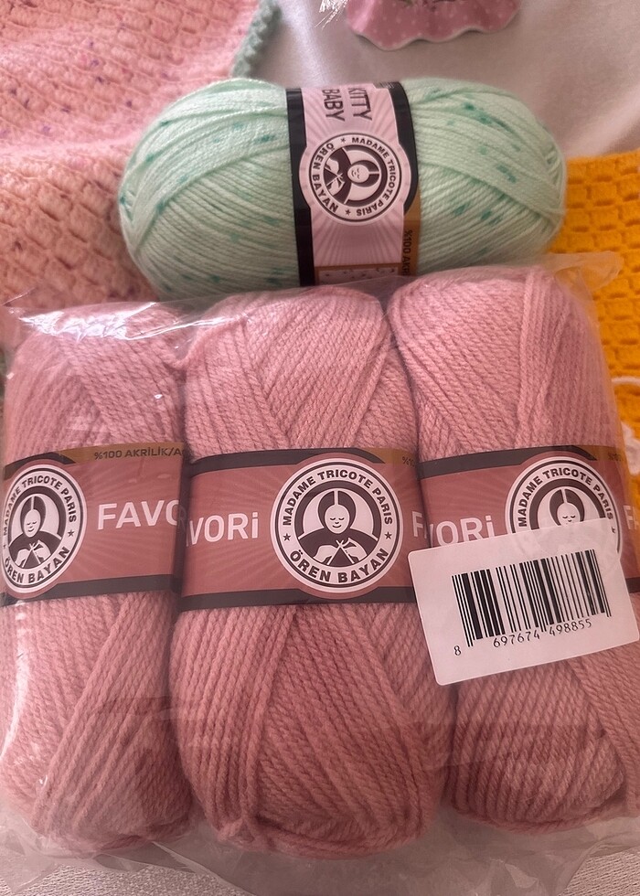 örgü  bebek yeleği - Görsel 3