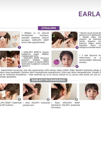 Earlap Baby Bebek Kepçe Kulak Bandı - Görsel 6