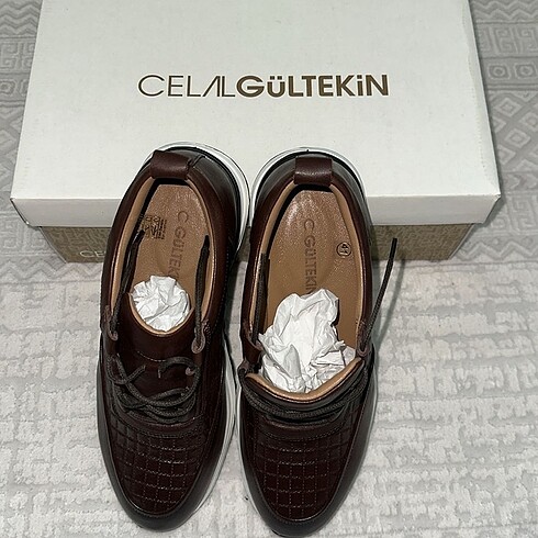 Celal Gültekin Kahverengi Sneaker - Görsel 4