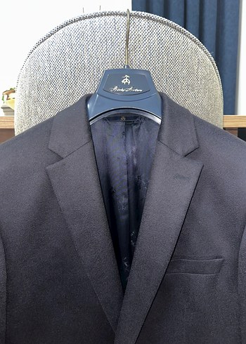 % 100 Kaşmir Lacivert Erkek Ceket - Görsel 6