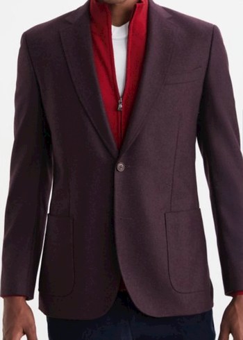 Hemington Bordo Ceket - Görsel 2