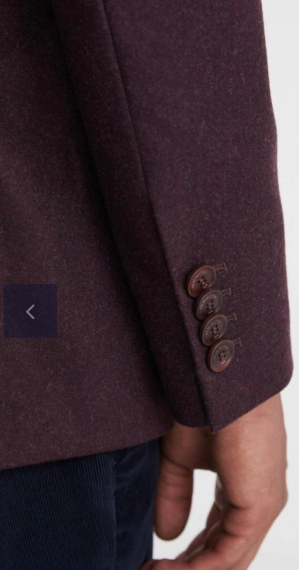 Hemington Bordo Ceket - Görsel 5