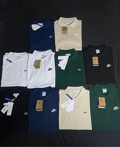 m Beden çeşitli Renk Lacoste Polo Yaka Tshirt