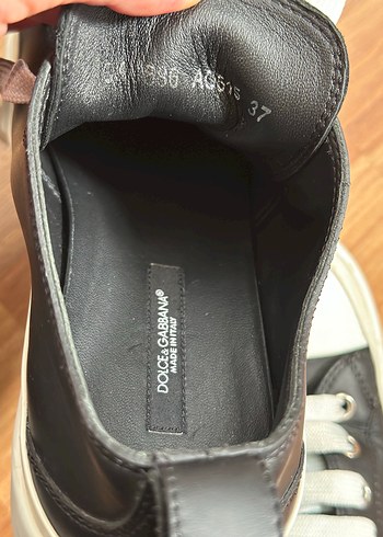37 Beden Dolce & Gabbana bayan siyah Bağcıklı Sneaker