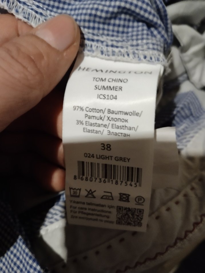 Orjinal Hemington Chino Pantolon Slim - Görsel 4