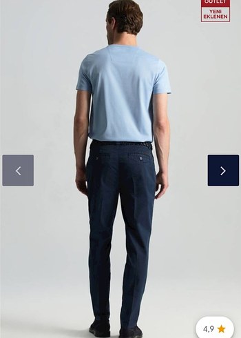 Orjinal Hemington Yeni/Etiketli Chino Pantolon - Görsel 5