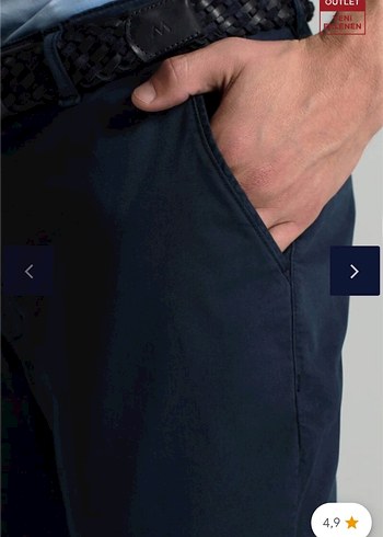 Orjinal Hemington Yeni/Etiketli Chino Pantolon - Görsel 6