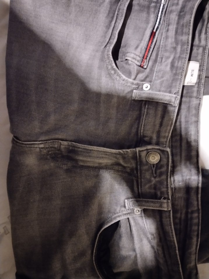 Orjinal Tommy Hilfiger Kot Slim Fit - Görsel 3