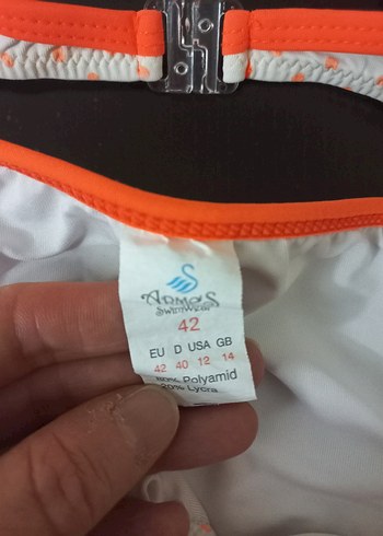 Diğer Beyaz Puantiyeli Strappy Bikini Takımı