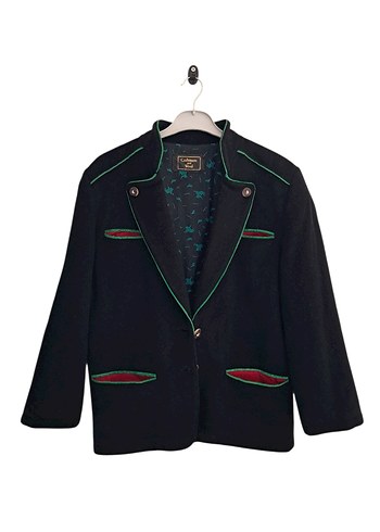 m Beden siyah Renk CASHMERE&WOOL BAVYERA CEKET