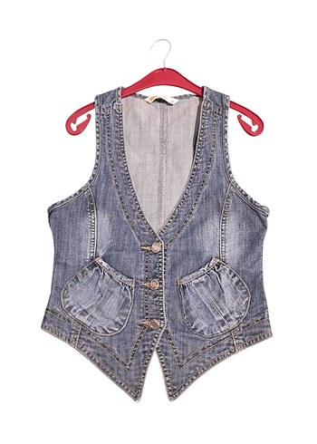 Diğer Y2K ITHAL DENIM YELEK