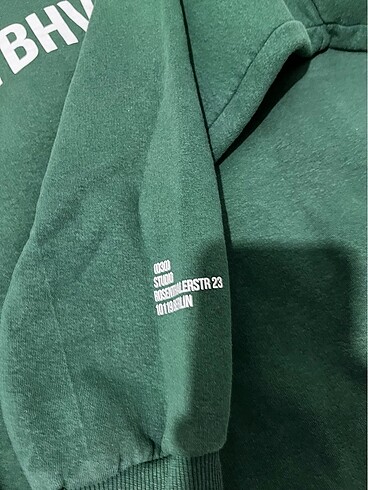 l Beden yeşil Renk Oversize sweat