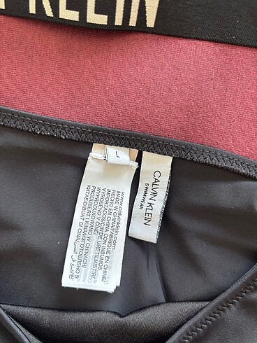 l Beden siyah Renk Calvin Klein Mayokini