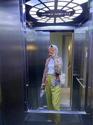 Bershka Bershka yeşil pantolon