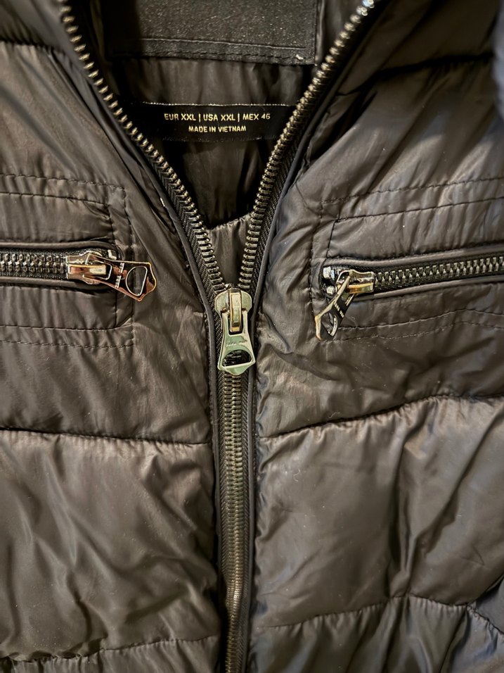 Fermuarlı Siyah Yelek - Görsel 2