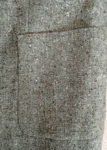 42 Beden yeşil Düğmeli Kadın Blazer Ceket