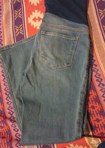 H&M Mavi Denim Hamile Pantolonu