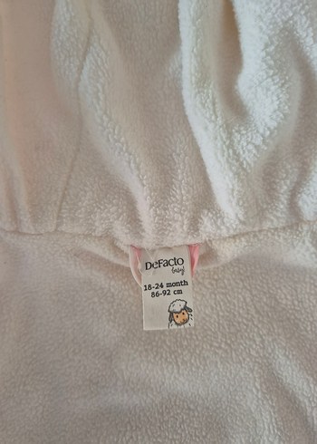 Kız Çocuk Kapüşonlu Pembe Yelek - Görsel 3