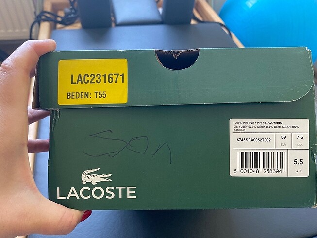 Lacoste Lacoste bayan spor ayakkabı