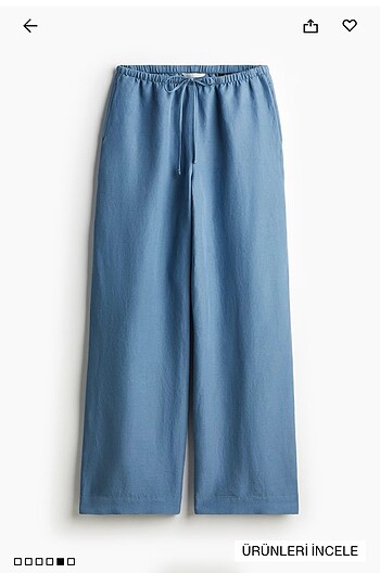 hm keten pantolon