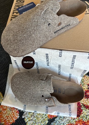 38 Beden BİRKENSTOCK BOSTON WOOLY