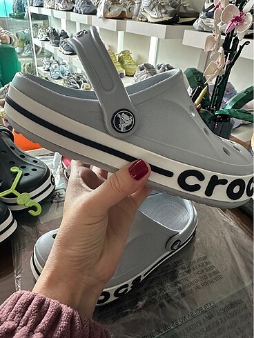 40 Beden gri Renk CROCS TERLİK