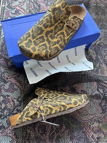 Birkenstock BİRKENSTOCK BOSTON LEOPAR
