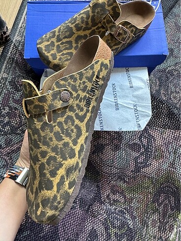 39 Beden BİRKENSTOCK BOSTON LEOPAR