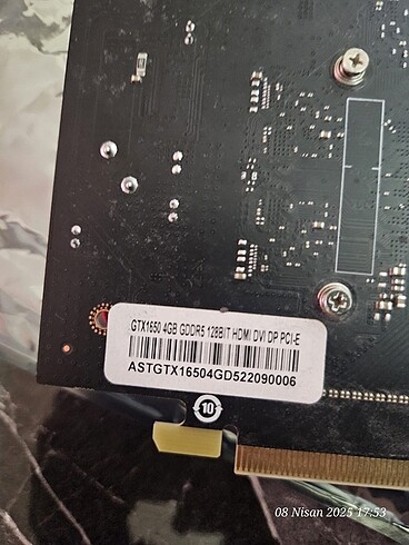  Beden asus nvidia gtx 1650