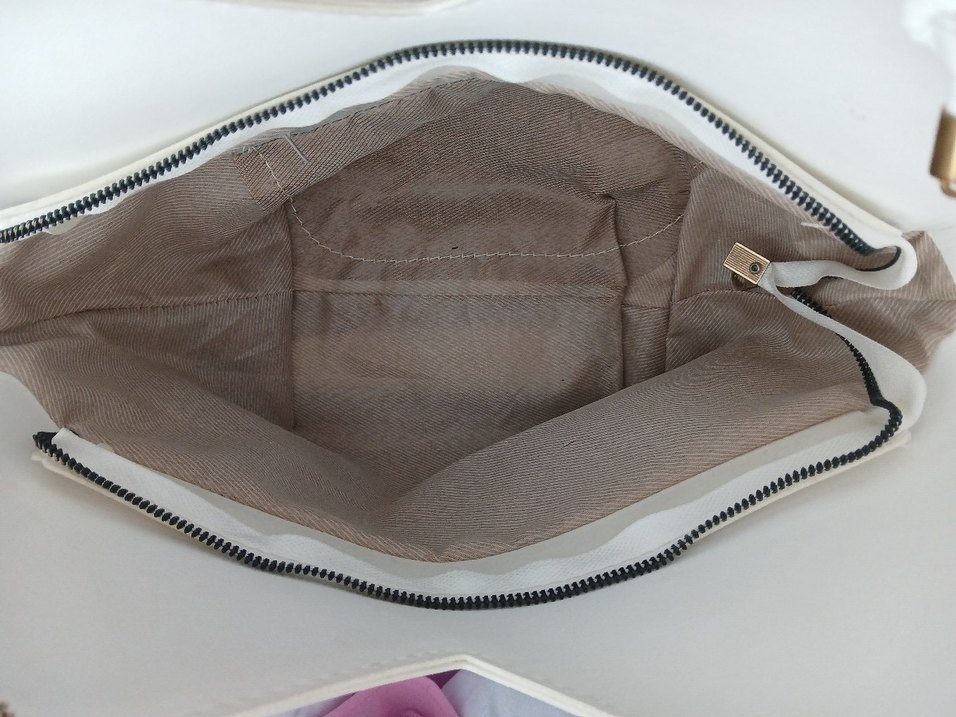 Mavi Fermuarlı Kadın Omuz Çantası - Görsel 3