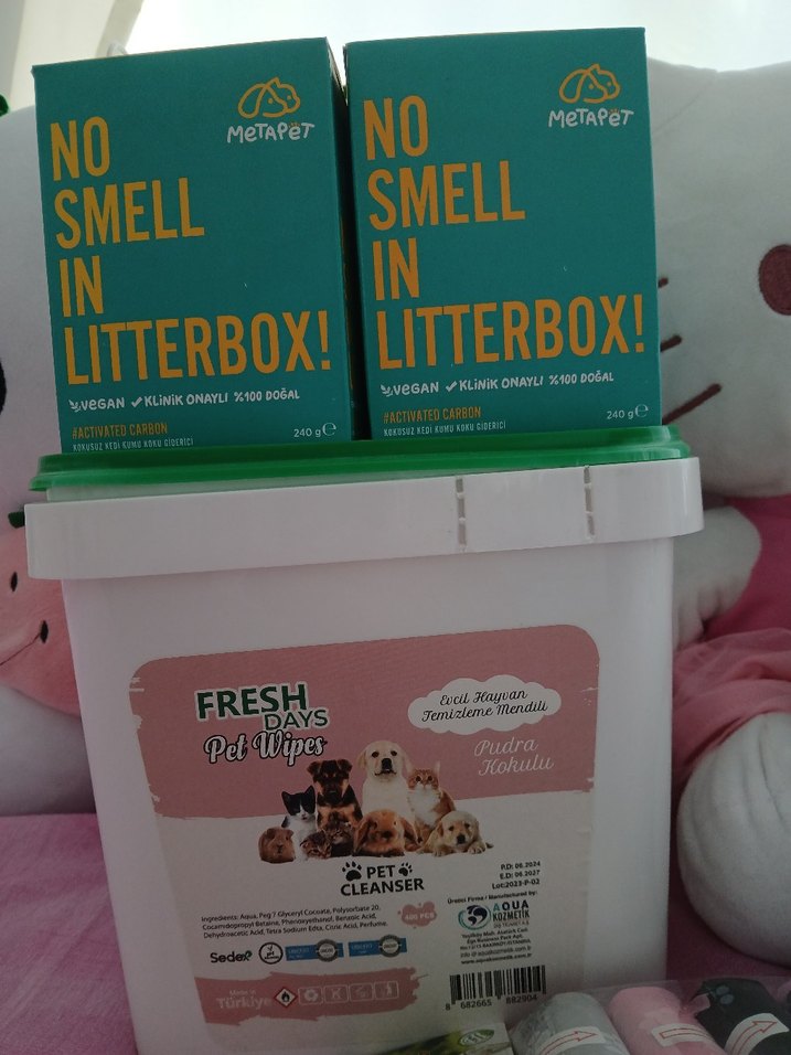 Az kullanılmış kedi bakım ürünleri + sıfır ürünler - Görsel 2