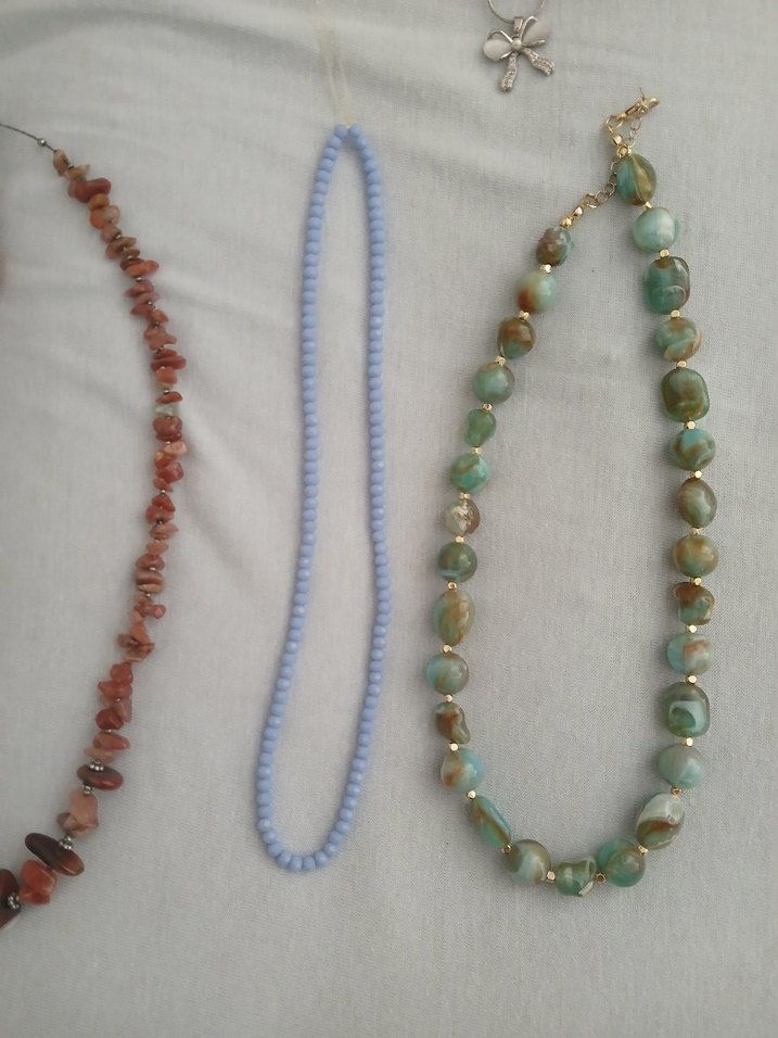 Bohem Çok Renkli Boncuklu Kolye - Görsel 3