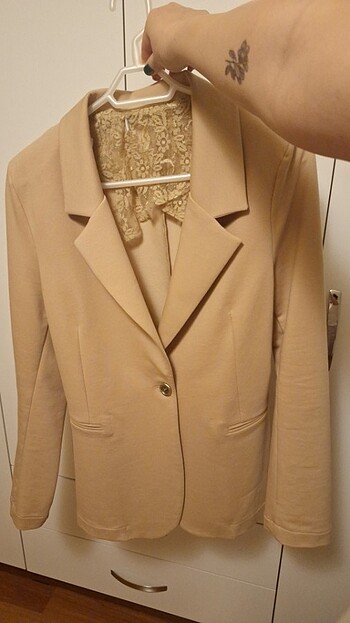 BLAZER CEKET BEJ RENK 