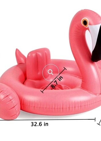 Flamingo yüzme simidi