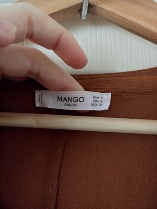 s Beden MANGO TABA BLUZ YENİ