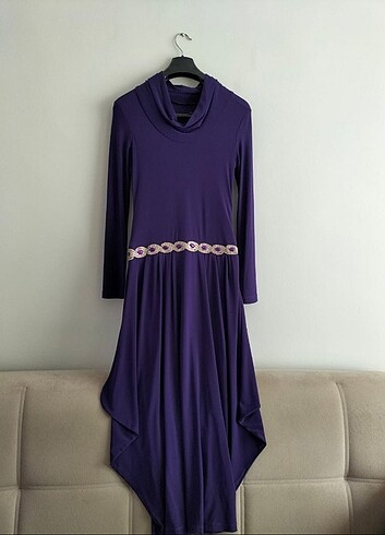 m Beden mor Renk 2 adet elbise 160 tl