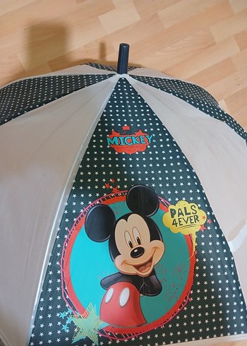 Renkli Mickey Mouse Desenli erkek çocuğu Şemsiye - Görsel 2