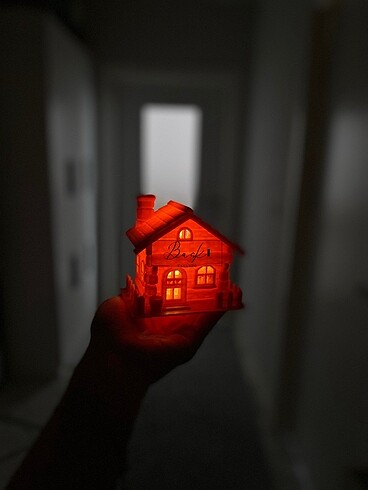  Beden 3 D led mumlu gece lambası