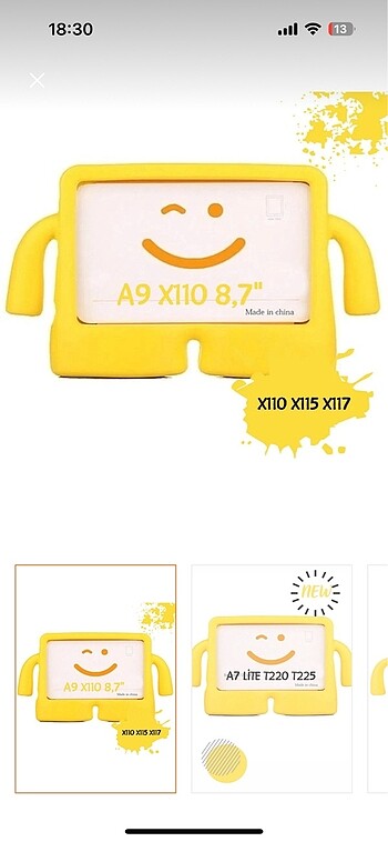 Beden Samsung tablet kılıfı